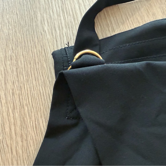 Zara black pleated wrap mini skirt - Picture 3 of 4